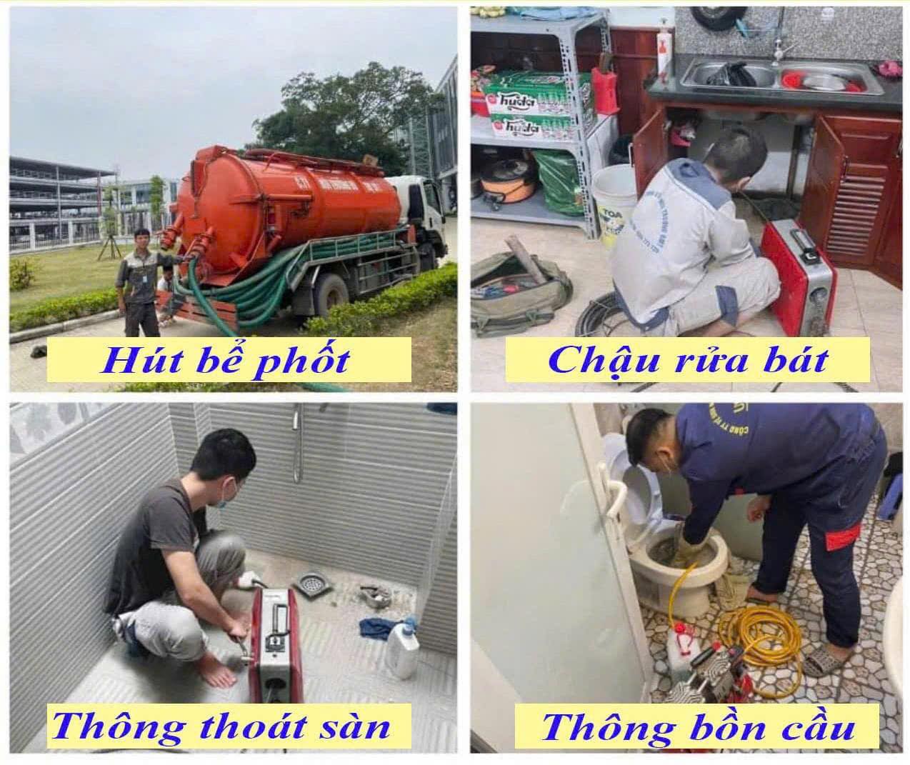 Dịch vụ thông tắc bể phốt