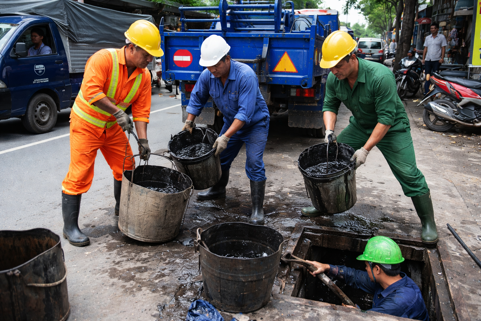 Dàn xe chuyên dụng sẵn sàng phục vụ